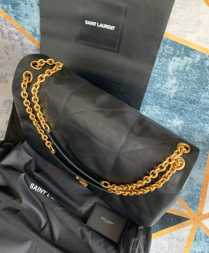Saint Laurent Jamie 4.3 In Lambskin Black